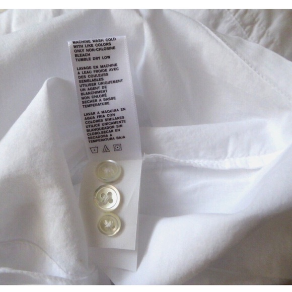 SALE James Perse Standard Men's Button Down Shirt White 0 (XS) 100% Cotton NEW - Picture 15 of 15